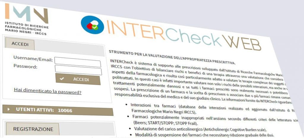 INTERCheck: il supporto alla prescrizione dell’Istituto di Ricerche  Farmacologiche Mario Negri IRCCS Featured Image